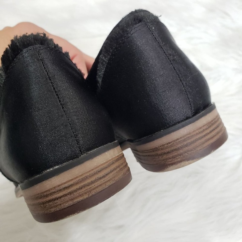 Sugar dramadays black satin oxford shoes‎ woman's size 7 NEW no lid on box - Picture 7 of 9